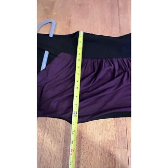 DIANE VON FURSTENBERG GLADYS SHIRRED PURPLE BLACK RUCHED DRESS SZ 2 - Picture 9 of 12